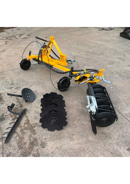 Extra Klasik Dikim Bahçe Zeytinlik Fıstık Için Duyargalı Çapa Makinesi 3 Ataşmanlı Set