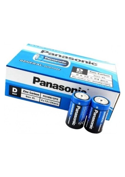 Panasonic D Büyük Pil 24 Parça