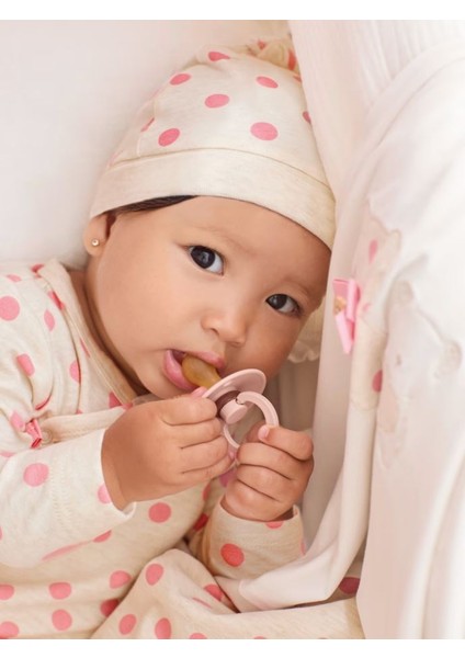 Kız Bebek Şapkalı 3 Lü Set 1531