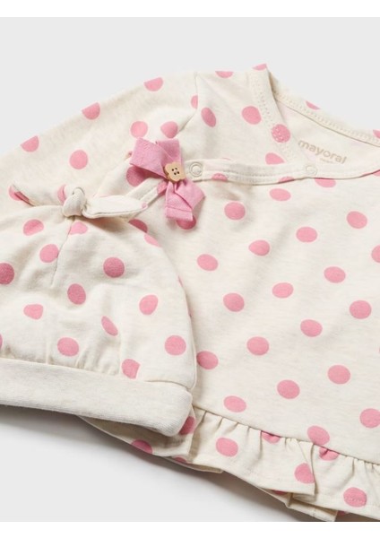 Kız Bebek Şapkalı 3 Lü Set 1531