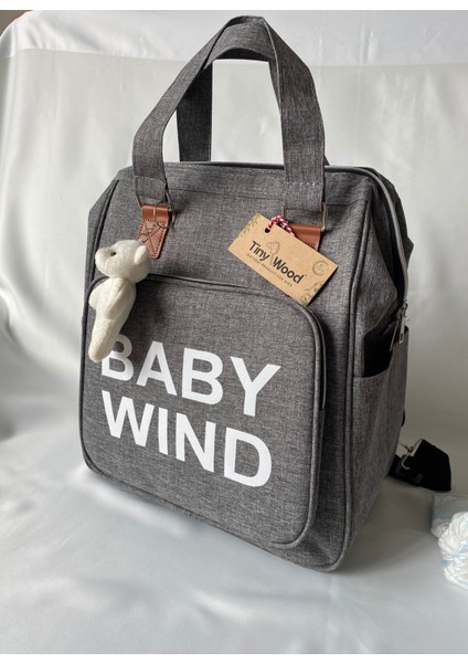 Baby Wind Anne Bebek Bakım Çantası | Termoslu, Çok Gözlü, Sıvı Geçirmez Sırt ve El Çantası modelleri