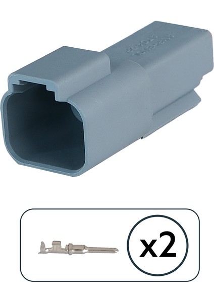 DT04-2P Dişi Konnektör 2 Pin Kablosuz