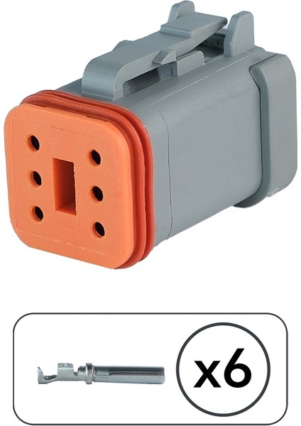DT06-6S Erkek Konnektör 6 Pin Kablosuz fiyatları