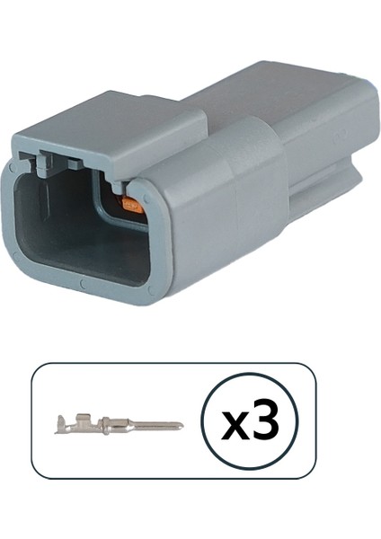 DTM04-3P Dişi Konnektör 3 Pin Kablosuz