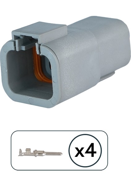 DTP04-4P Dişi Konnektör 4 Pin Kablosuz