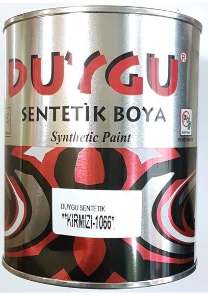 Duygu Sentetik Kırmızı Boya Galon 2.850 Kg.