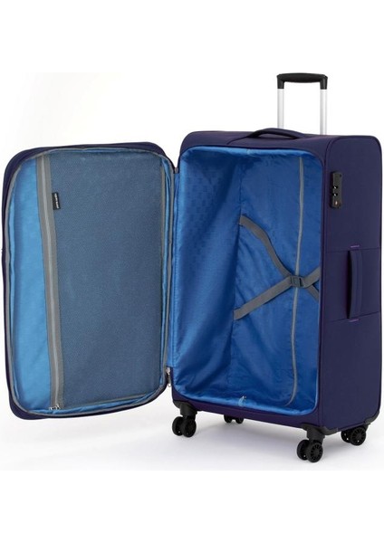 2'li Valiz Seti Büyük Ve Orta Boy Lüx Kumaş Valiz Lacivert 04pc4200 indirimleri
