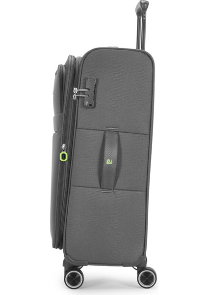 2'li Valiz Seti Orta Ve Kabin Boy Lüx Kumaş Valiz Antrasit 04pc6000 fırsatları