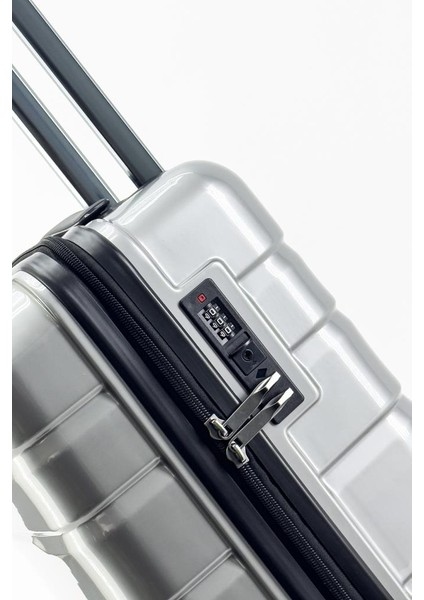 Kabin Boy %100 Polikarbon Valiz Parlak Gri 1807 indirimleri