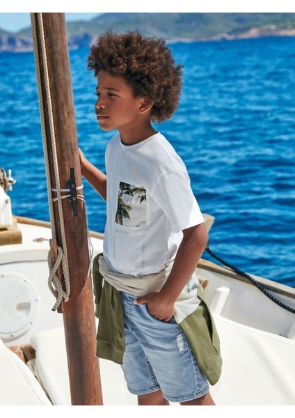 Erkek Çocuk Denim Bermuda 6282