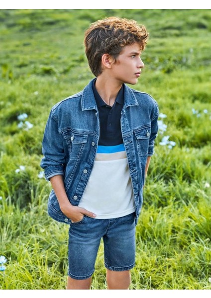 Erkek Çocuk Denim Bermuda 6286