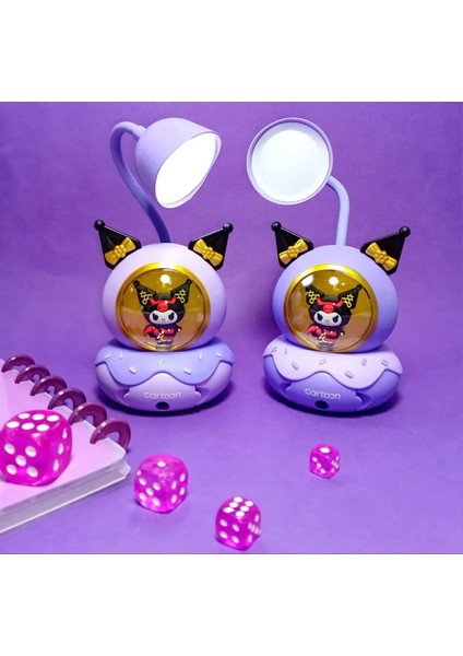Sanrio Kuromi Model Masa Lambası Gece Lambası Hediyelik LED Kuromi Masa Ay Lambası Kuromi Lamba fiyatları