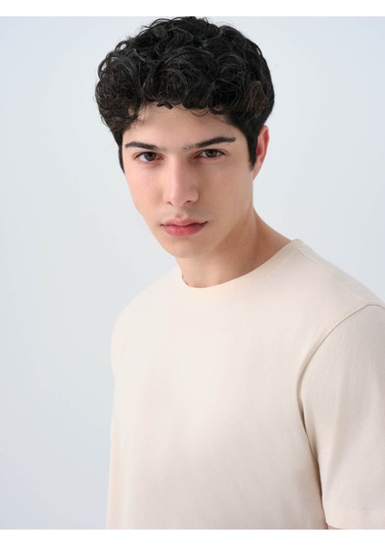 Regular Fit Taş Erkek T-Shirt LF2029278 fiyatları