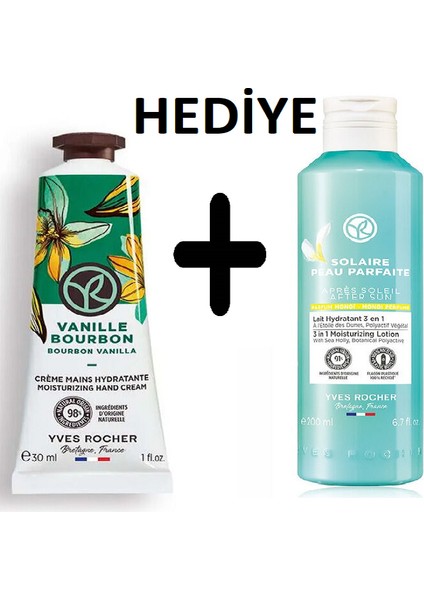 Hediye Yves Rocher Güneş Sonrası Nemlendirici Süt & Nemlendirici El Kremi