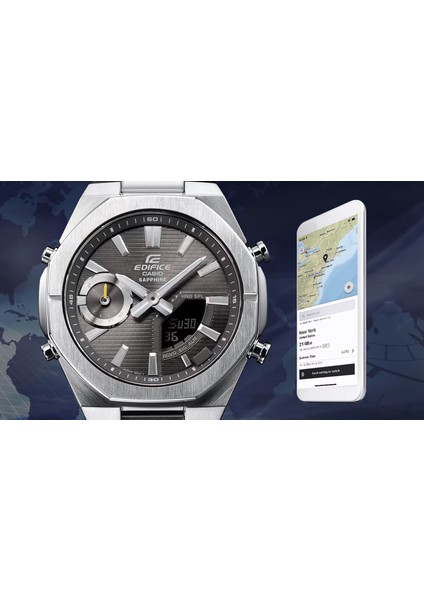 Edifice ECB-S10D-8ADF Telefon Bluetooth Bağlantılı