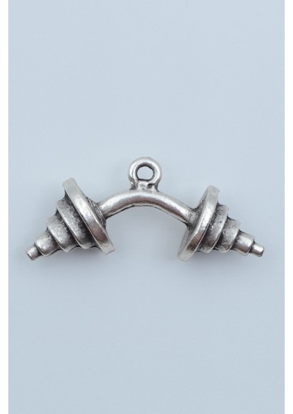 Halter - Dambıl Kolye Ucu - Antik Gümüş Kaplama - Kod:216