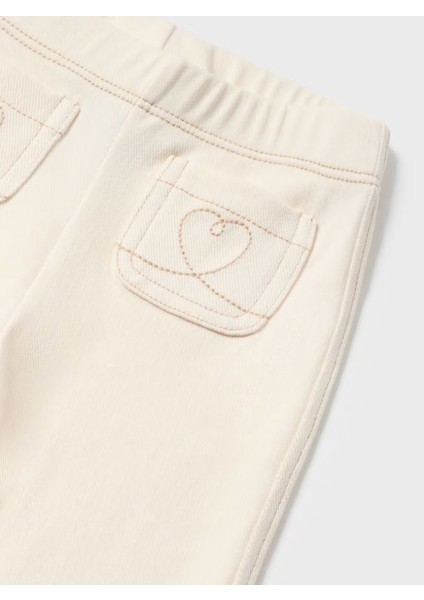 Kız Bebek Likralı Denim Pantolon 1543