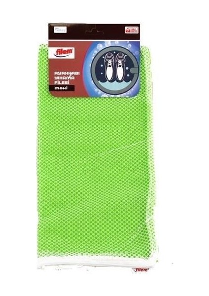 ® Çamaşır Makinesi Içinde Ayakkabı Terlik Yıkama Filesi Fermuarlı