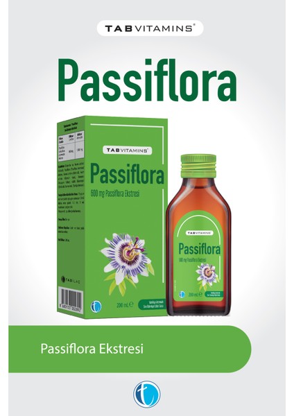 Tabvitamins Passiflora Surup 200 ml