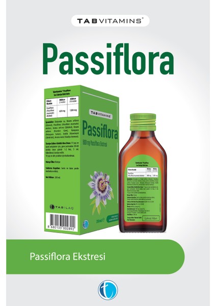 Tabvitamins Passiflora Surup 200 ml