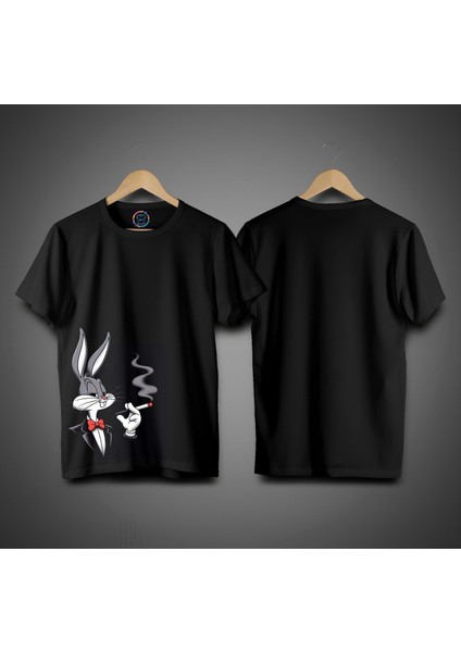 Unısex Bugs Bunny BASKILI%100 Pamuk Premıum T-Shırt