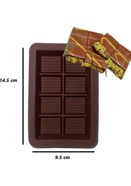Dubai Çikolata Kalıbı 15 cm Tablet Çikolata Kalıbı Şeker Hamuru Sabun Mum Kokulu Taş Pasta Kalıbı