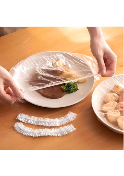 Lastikli Tencere ve Tabak Bonesi 100 Adet (20CM)