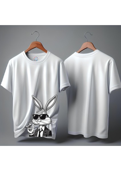 Bugs Bunny Unısex BASKILI%100 Premıum T-Shırt