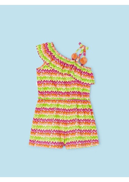 Kız Çocuk Yazlık Şort Tulum 3864 modelleri