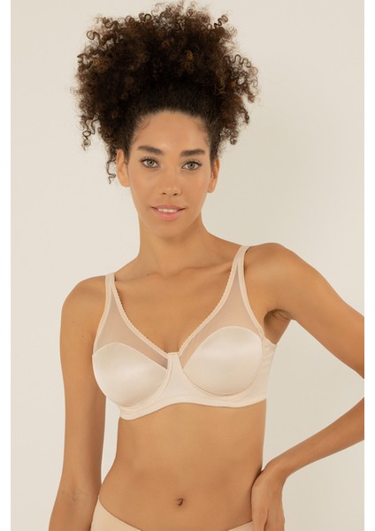 Balenli Tül Detaylı Minimizer Toparlayıcı Sütyen