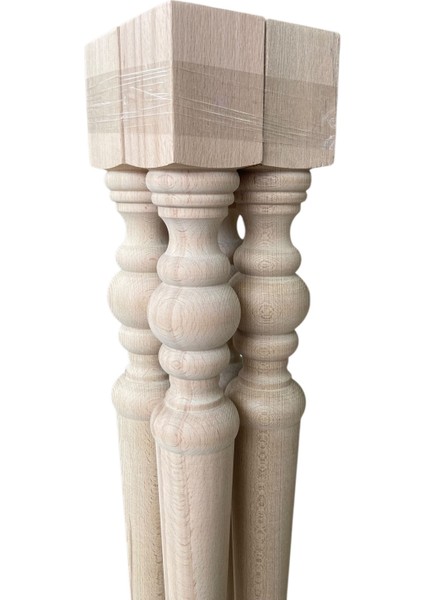 Torna Masa Ayağı Mutfak Masası,yemek Masası,dresuar,dolap,vestiyer 8X8X75 cm 4lü Paket
