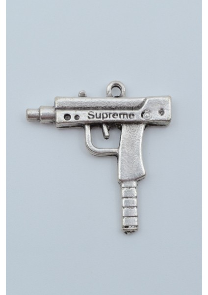 Uzi Gümüş Kaplama Kolye Ucu