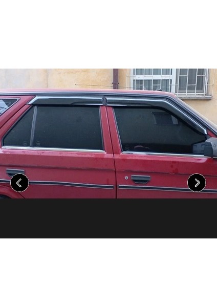 Skoda Favorit 1993 ve Üzeri Cam 4 Parça Çıtası Krom Paslanmaz Çelik