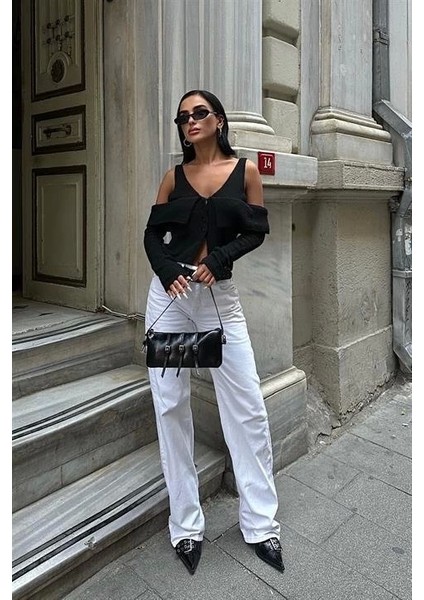 Cynthia Cut Out Triko Hırka 5116-23