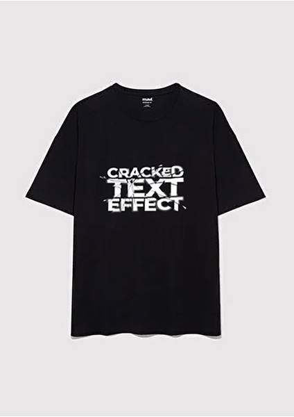 Kısa Kollu Tişört Unisex Erkek Kadın Baskılı Oversize Text T-Shirt modelleri