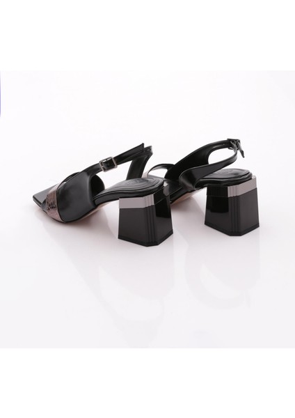 401 Kadin Şeritli Bilekten Bağlama Topuklu Ayakkabi modelleri