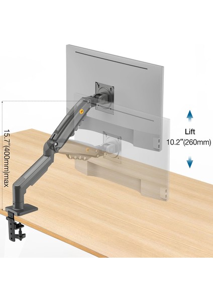 North Bayou F80 (17-30 İnç) Monitör Standı - (9 kg’a Kadar 32 İnç Monitör Uyumlu)