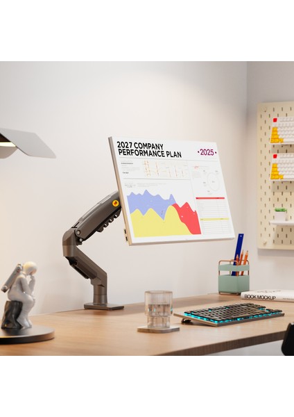 North Bayou F80 (17-30 İnç) Monitör Standı - (9 kg’a Kadar 32 İnç Monitör Uyumlu)