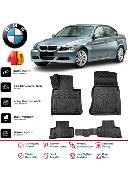 E90 2007 Model 4d Havuzlu Paspas