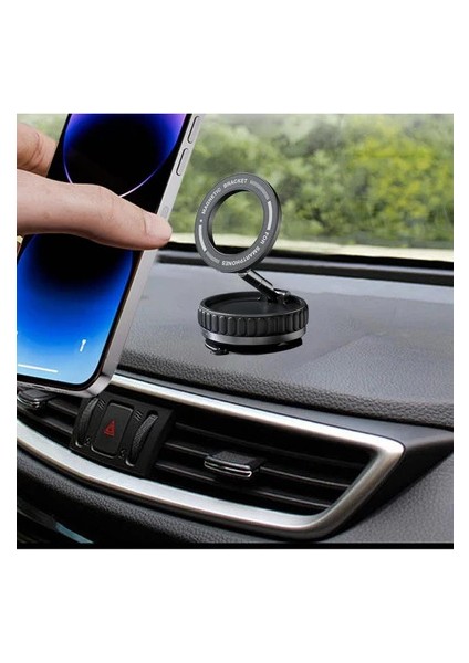 l Vakumlu Telefon Tutucu 360° Oynar Başlıklı Sökülebilir Mıknatıslı Araç Içi Tutucu - K11 fiyatları