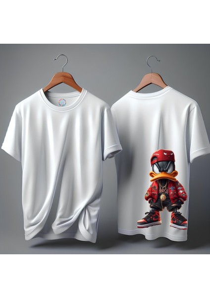 Cool Ördek2 Tasarım Unısex %100 Pamuk Premıum T-Shırt