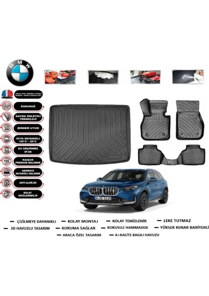X1 U11 2024 Model Üst Bagaj Havuzu Araca Özel Paspas Takımı Flex