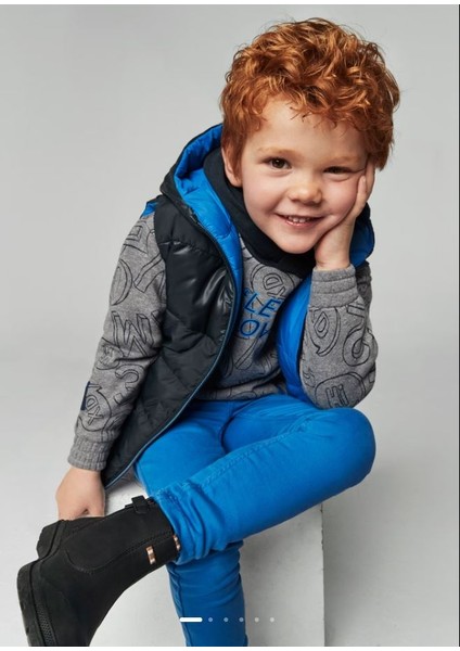 Erkek Çocuk Slim Fit Likralı Pantolon 4539