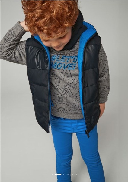 Erkek Çocuk Slim Fit Likralı Pantolon 4539 modelleri