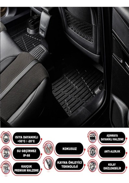 Tiggo 7 Pro 2023 Model 3D Bagaj Havuzu+4d Havuzlu Paspas Setii