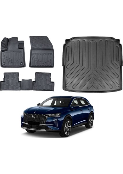 Ds7 Crossback 2021 Model Bagaj Havuzu Paspas Takımı Maxi Eva Serisi