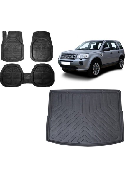 Freelander 2 2007 Model Bagaj Havuzu+3d Havuzlu Maximum Karbon Kromlu Paspas