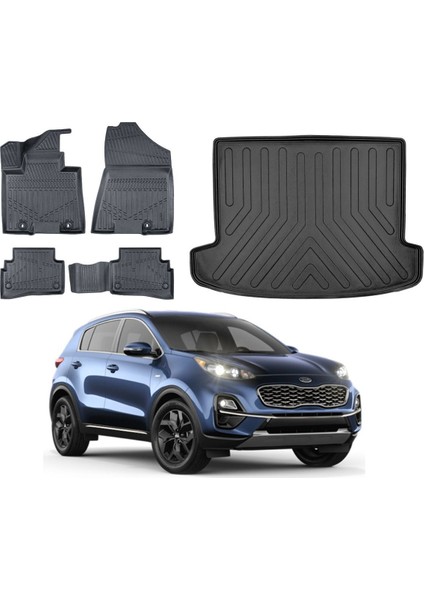 Sportage 2017 Model Bagaj Havuzu Paspas Takımı Pro Eva Serisi