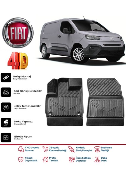 Doblo Panelvan 2023 Model 4d Havuzlu Paspas