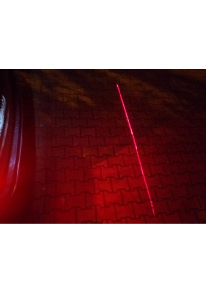 12V Lazer Arka Sis Ledi Standart Tek Çizgili Kırmızı